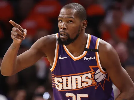 NBA News: Suns star Kevin Durant's strong reaction with teammate after missed play