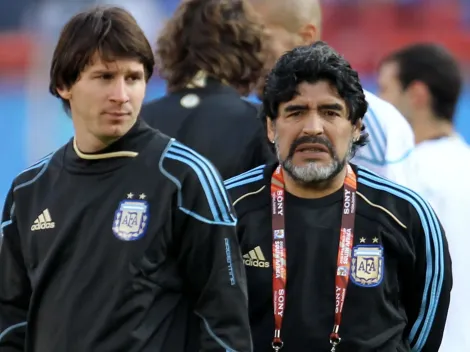 Lionel Messi pays tribute to Diego Maradona with special one-word message for Argentina icon