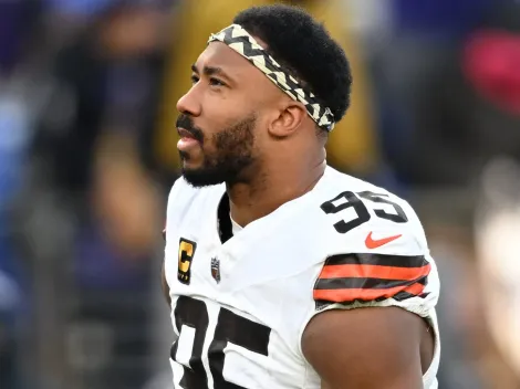 Myles Garrett's heartfelt message to Lamar Jackson's teammate