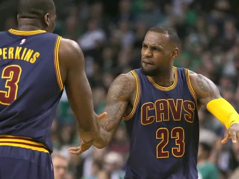 LeBron, jokingly, blames Curry, Draymond, and Durant for not having more NBA championships