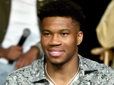 NBA star Giannis Antetokounmpo reveals his pick for the greatest soccer player of all time