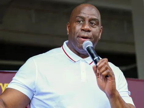Magic Johnson reveals Jayden Daniels' reaction to Deebo Samuel's addition