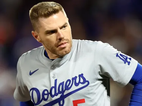 Why was Freddie Freeman absent from Game 1 of the Dodgers-Braves series?
