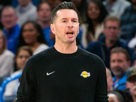 Lakers head coach JJ Redick weighs in on LeBron James, Luka Doncic and Austin Reaves offensive trio