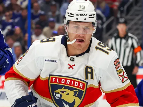 Panthers’ Matthew Tkachuk shares his thoughts on injury return after Game 1 win over Lightning