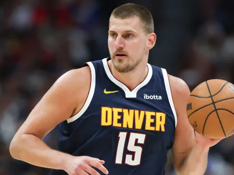 Nuggets star Nikola Jokic reacts to Aaron Gordon’s game-winning dunk in Game 4 against Clippers