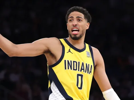Tyrese Haliburton shares backstory behind Reggie Miller's 'choke sign'