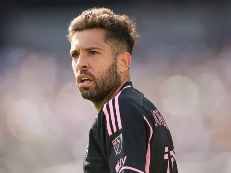 Why is Jordi Alba not starting for Inter Miami vs Palmeiras today at the FIFA Club World Cup 2025?