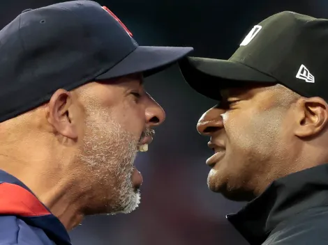 Why was Alex Cora ejected during the Red Sox-Angels game?