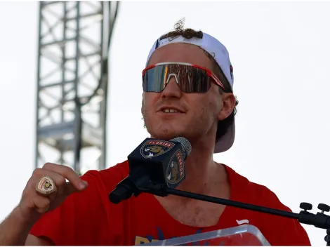 Tkachuk only needed one word to fuel Marchand speculation after Ekblad's extension with Panthers