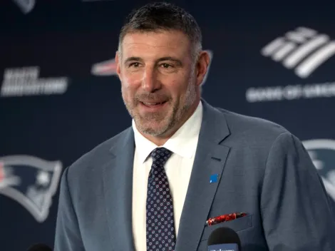 Mike Vrabel roasts Kevin O'Connell with a joke about Tom Brady