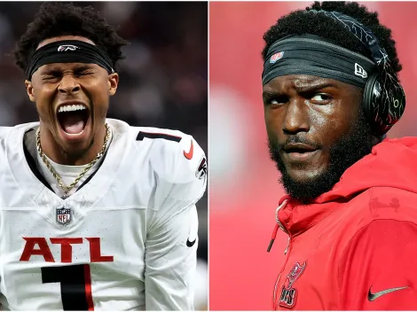 Why are Darnell Mooney and Chris Godwin not playing in Falcons vs Bucs Week 1 game today?