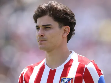 Why is Julian Alvarez not playing for Atletico Madrid vs Liverpool in Champions League today?