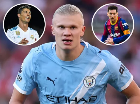 Haaland overtakes Ronaldo and Mbappe but stays behind Messi in Champions League record