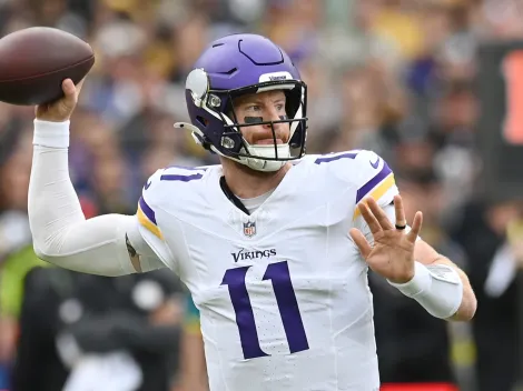 Why did Carson Wentz momentarily leave the Vikings vs Browns Week 5 game in London?