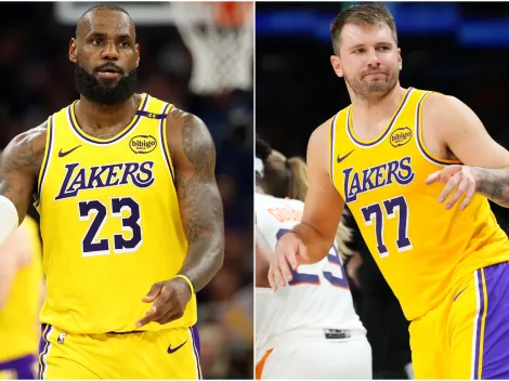 Are LeBron James and Luka Doncic playing today for Lakers vs Mavericks in the NBA preseason?