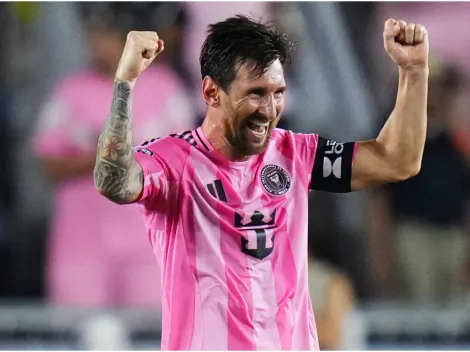 How many career titles does Lionel Messi have compared to Cristiano Ronaldo after MLS Cup win with Inter Miami?