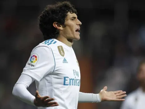 Jesús Vallejo salió lesionado al grito de "me he roto"