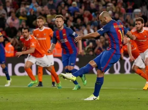 El único gol de Mascherano en 334 partidos con el Barcelona