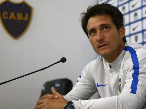 La cara lo dijo todo: a Guillermo Barros Schelotto le preguntaron por Riquelme y ni contestó