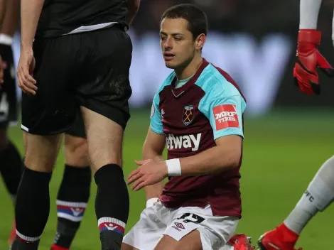 Chicharito generó un penal para el empate de West Ham