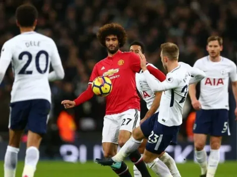 No le salió una al United: Fellaini entró a los 63' y se fue a los 70' lesionado