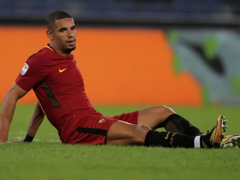 Bruno Peres estrelló su Lamborghini y en Roma lo mandaron a entrenar