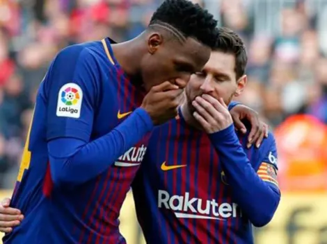 Por culpa de Messi, Yerry Mina llegó mareado al Camp Nou