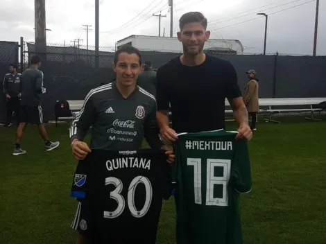 Intercambio de camisetas entre México y San José Earthquakes