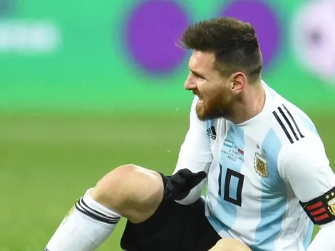 Messi está tocado y es duda para enfrentar a Italia