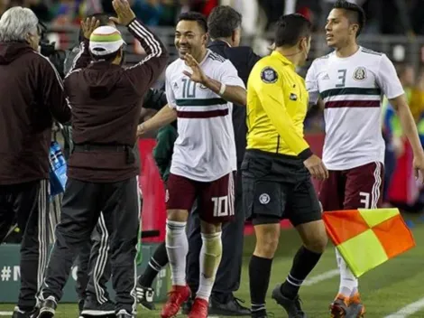 Golazo de Marco Fabián pone en ventaja a México ante Islandia