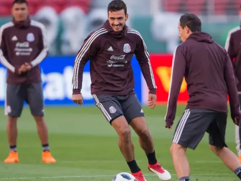 Alanís trolleó a Raúl Jiménez en el entrenamiento del Tri