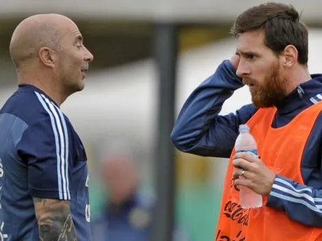 Sampaoli: "A Messi le ponen un revólver en la cabeza que se llama Copa del Mundo"