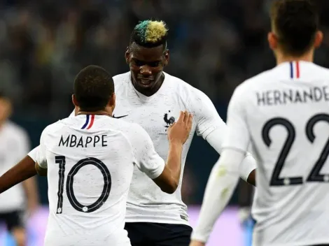 Francia tiene al verdadero Pogba: golazo de tiro libre ante Rusia