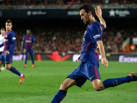 Sergio Busquets jugaría infiltrado ante Roma