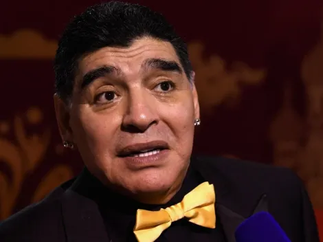 Maradona y un mensaje muy tierno por el nacimiento de su nieto