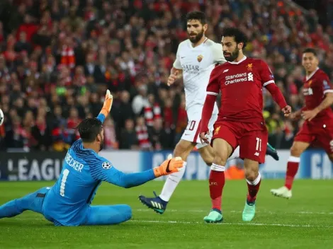 Champions: Salah la picó con mucha clase ante Alisson para el 2-0 de Liverpool