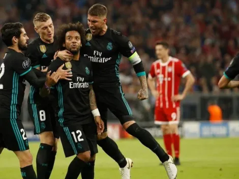 Champions: una volea preciosa de Marcelo le borró la sonrisa al Bayern