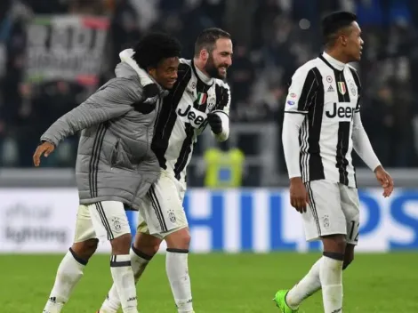 Cuadrado subió una foto enloqueciendo junto a Higuaín