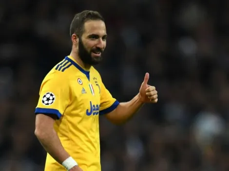 ¡Para el otro lado, Pipa! Higuaín se equivocó de camino en los festejos de la Juventus