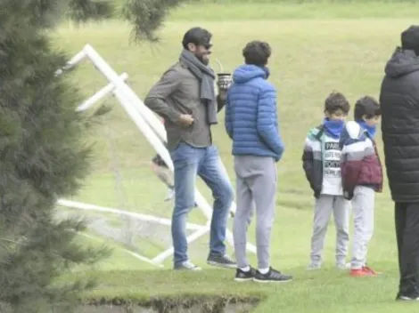 "El Loco" se coló en el entrenamiento celeste