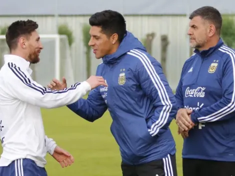 Enzo Pérez ya está en Rusia con la Selección Argentina