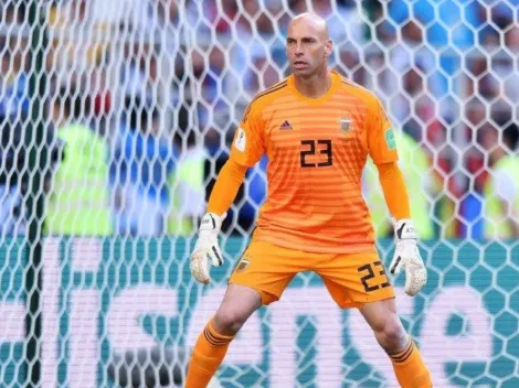 Perisic asustó a toda la Argentina pero apareció Caballero con una gran atajada