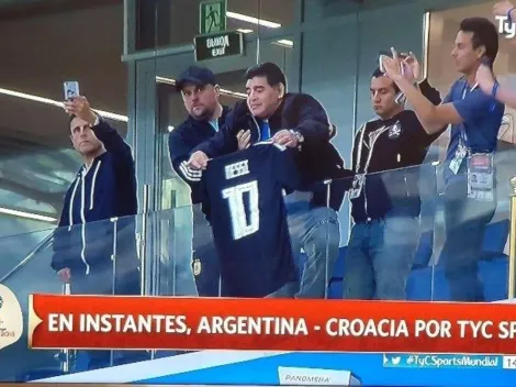 Maradona: "Si quieren tatuarse la camiseta de Argentina, tienen que ganar hoy"