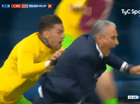 Tite se volvió loco en el gol de Brasil ¡y se fue de cara al césped!