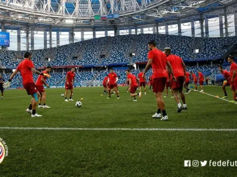 Costa Rica reconoció el estadio de Nizhny Novgorod