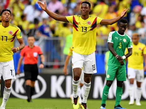 Colombia líder a octavos, gracias a la cabeza de Yerry Mina