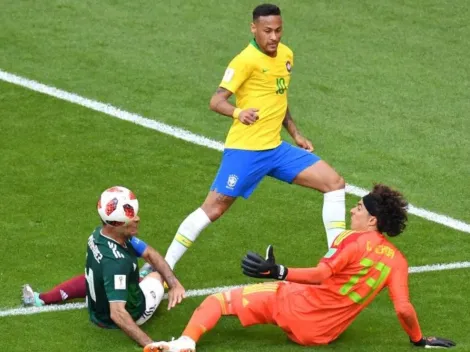 Neymar le dejó un mensaje a Ochoa después de convertirle