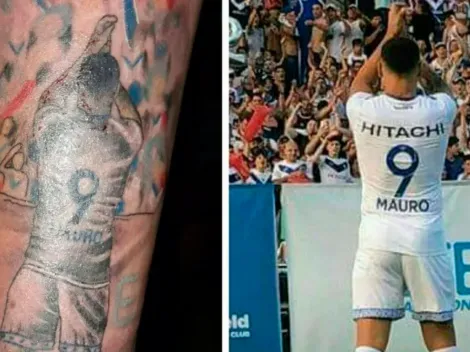 Se tatuó a Mauro Zárate cuando volvió a Vélez y ahora lo quiere matar