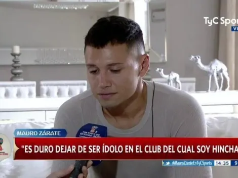 Video: Zárate se quebró en la mitad de la entrevista